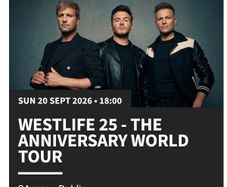 Westlife Tickets