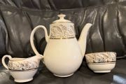 Alfred Meakin England  Coffee Set Pot, Sugar Bowl Creamer