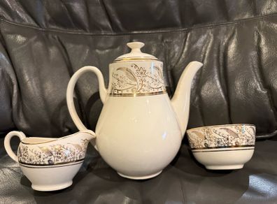Alfred Meakin England  Coffee Set Pot, Sugar Bowl Creamer