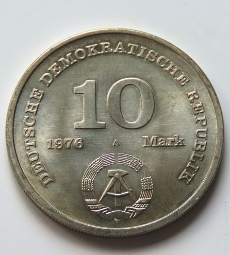 East Germany 1976 10 Mark DDR National People's Army
