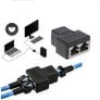 Network Splitter Double Cable 1 To 2 Way LAN RJ45 Ethernet Cable Port Splitter Extender Plug Connector Adapter Laptop Docking Image 3