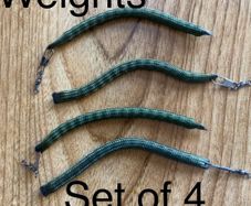 Sets of 4  X 6  GRAM wriggle weights for salmon & trout