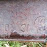 Cast Iron Fire Front Vintage Luster Iredescent  16'' Image 3