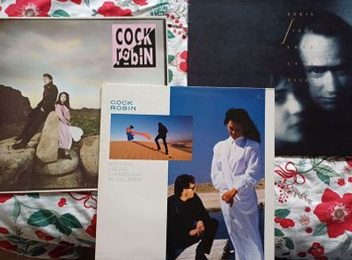 Cock Robin 1980's Band  X 3 Vinyl Albums
