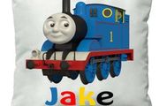 thomas tank train cushion with any personalised name