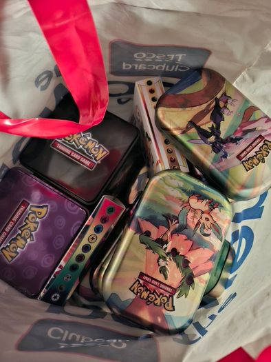 Pokemon tins (no booster packs)