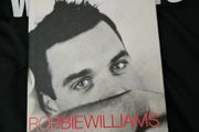 Robbie williams signed book and Jersey