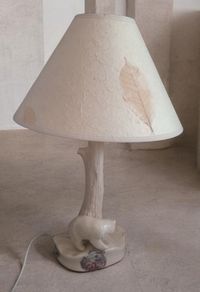 Rare Vintage Gorski Design Porcelain Polar Bear Table Lamp