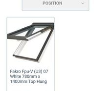 Fakro roof windows 780x160