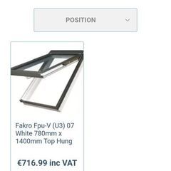 Fakro roof windows 780x160