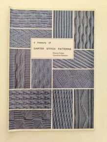 A Treasury Of Garter Stitch Patterns. Brother Garter Carriage Knitting Book