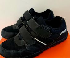 boys black trainers in size UK 4