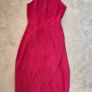 Faux suede high neck midi dress size 6 Image 5
