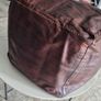 Genuine Leather Hand Made Moroccan Pouffe Image 2