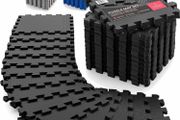 Interlocking Soft Foam Floor Mat - 18 Pieces Protective Gym Flooring Set, Exercise Mats EVA Puzzle Rubber Tiles, Ground Surface Protection Play Workout Underlay Matting (MULTIPLE COLOURS AVAILABLE)