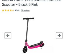 Kids electric scooter