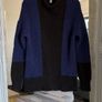 Sweaty Betty Colour Block Navy Black Alpaca Blend Super soft Knit Jumper Sweater Size M Cut for an oversized feel Image 4