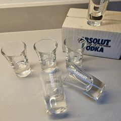 ABSOLUT shot glasses