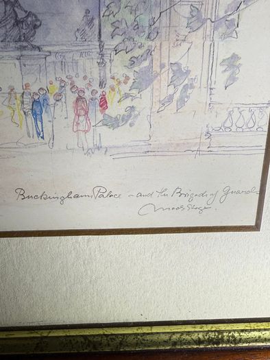 Complete Set of 4 Framed London Prints by Michael Starkey