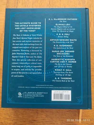 The Tarot: A Collection of Secret Wisdom (Hardback) Brand New / Perfect Condition