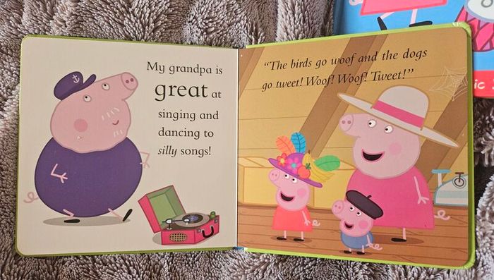 Peppa's Super Noisy Sound Book + My Grandpa Board Book