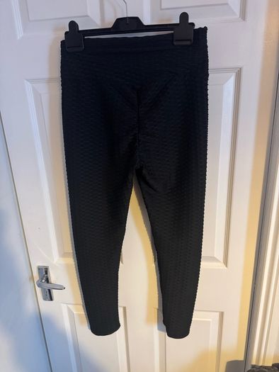 Brand new black Shein tight fit elastic leggings size XL UK16 EU44 Postage included