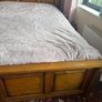 wooden king size bed Image 4