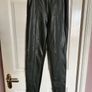 leather look trousers Image 2