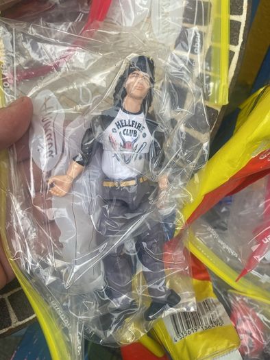 bag of toys and figures