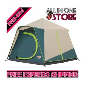 large 5-person tent with 360 Degree view, 5 man family tent, sturdy steel pole construction, easy to pitch, 100% waterproof (FREE SHIPPING)