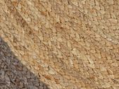 Handmade Rug Jute with Grey Border 150 cm