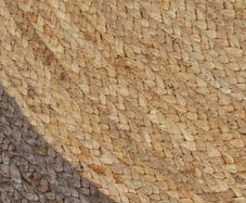 Handmade Rug Jute with Grey Border 150 cm