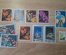 North Korea / DPR of Korea Stamp lot, cancelled, topic space - free standard postage