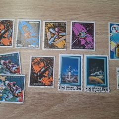 North Korea / DPR of Korea Stamp lot, cancelled, topic space - free standard postage
