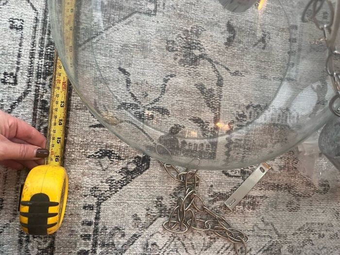 Laura Ashley Glass Pendant Light
