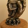 Metal Figure With Crystals - The Keeper Of The Sculls Image 3