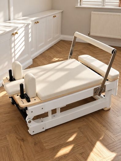 Premium Foldable Pilates Reformer Aluminium Frame  German springs