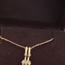 Applebys 18ct white gold diamond cluster necklace Image 3