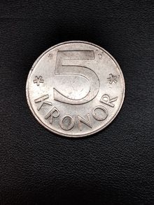 Sweden 5 Kronor coin