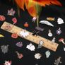 110Pcs Halloween Charms Gold Enamel Jewelry Making Charms for Halloween Bracelet Necklace Making and Decoration Image 6