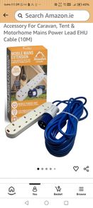 110v extension cord and 12v car extension cord