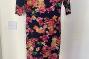 Oh My Love Bodycon Floral Dress