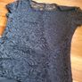 Lace Occasion shirt long back Size UK 12 Image 2