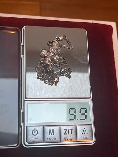 Sterling Silver Chain and Cross Pendant
