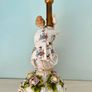 Antique Victorian/Edwardian Porcelain Figural Lamp Cordless Rechargeable 60cm Tall Image 6