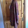 Orange Rust Tones Large Wool Blend Krish Shawl Scarf 70" x22" including postage Image 5