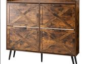 Shoe Cabinet with 4 Flip Drawers
