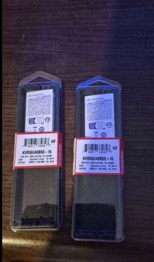Kingston 32GB (2 x 16GB) 5600MHZ DDR5 Desktop Ram