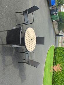 Patio table and 4 chairs