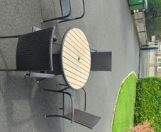 Patio table and 4 chairs